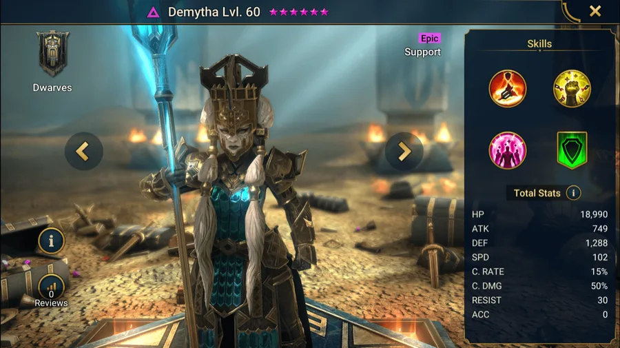 Demytha character artwork
