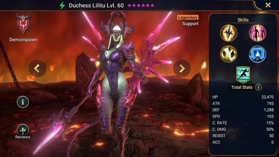 Duchess Lilitu character artwork