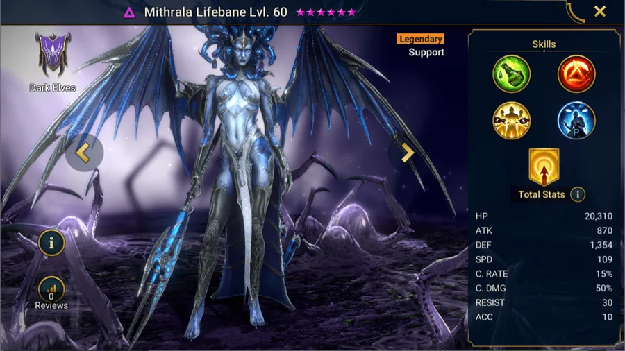 Mithrala Lifebane character artwork