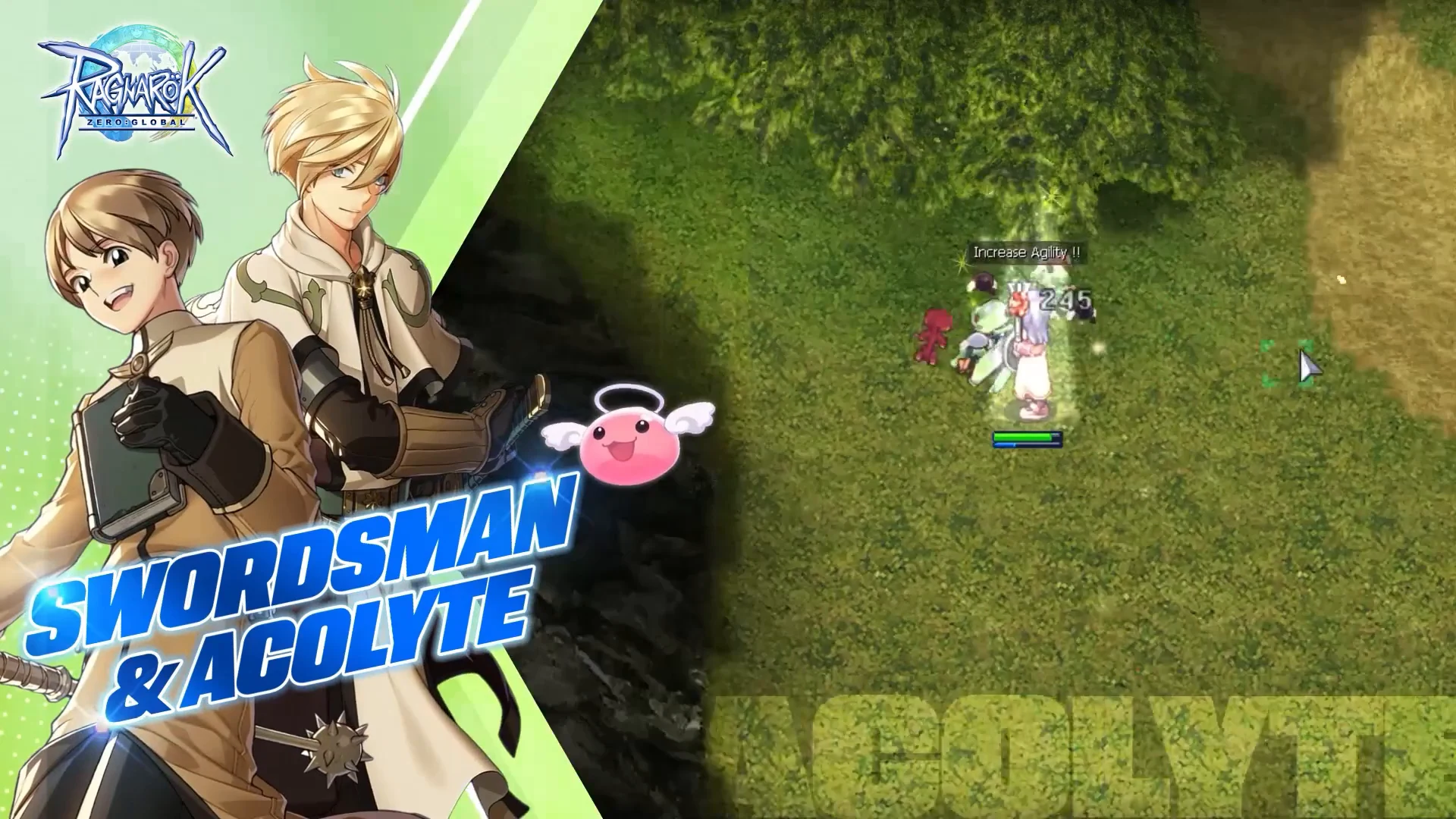 Official Swordsman and Acolyte class artwork from Ragnarok Zero: Global