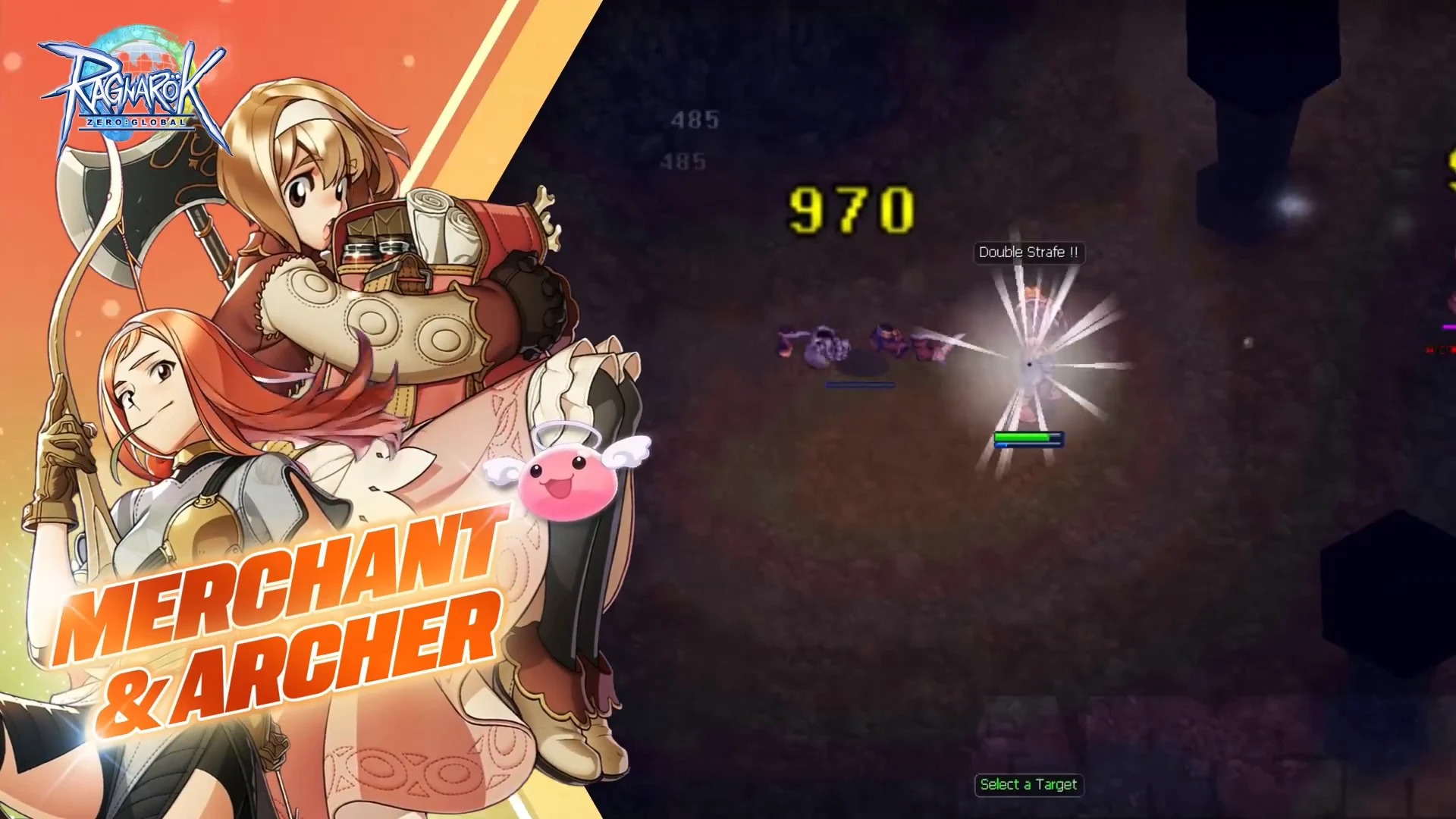Official Merchant and Archer class artwork from Ragnarok Zero: Global